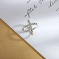 Fashion Cross Scarf Clip Brooch - Metal Bow Buckle Holder for Women