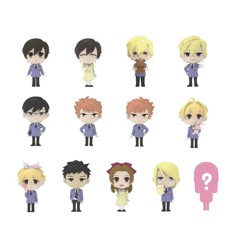Anime Action Figures Blind Box Set - Tamaki Suou & Morinozuka Characters, Collectible PVC Toys, Multiple Colors