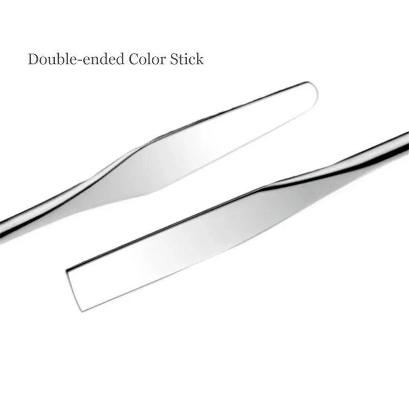 Acrylic Watercolor & Makeup Palette with Spatula - Transparent Mixing Tool