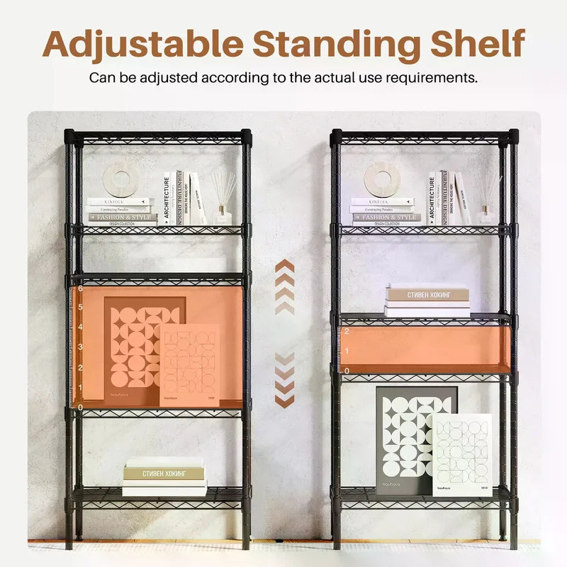Heavy Duty Metal Storage Shelving Unit - Adjustable Wire Racks for Kitchen, Garage, Closet, Pantry