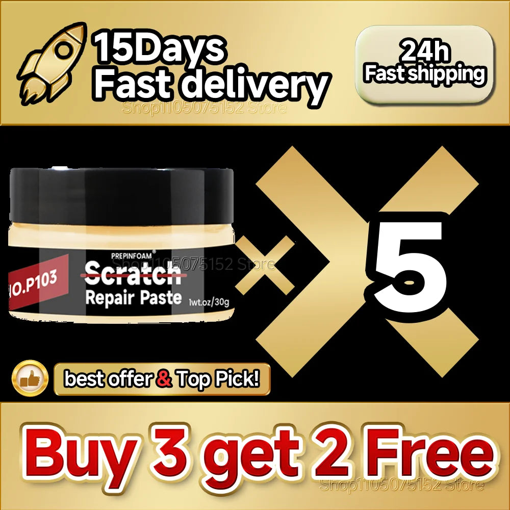 Car Scratch Remover Wax - Paint Scratch Repair & Body Polish