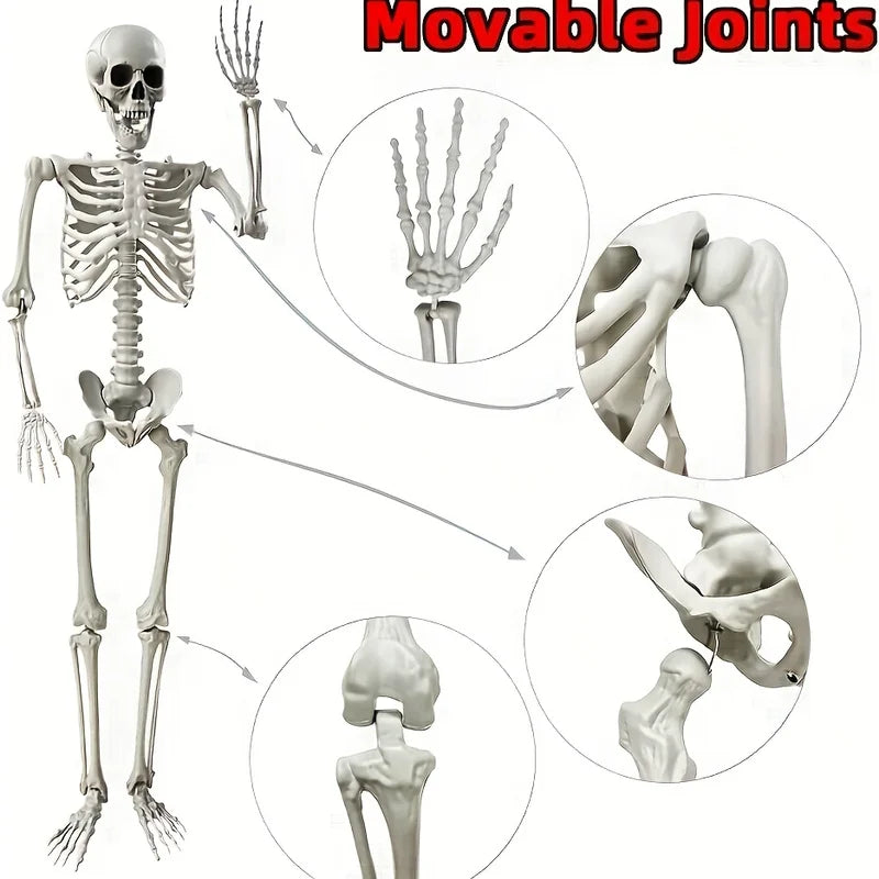 Halloween Skeleton Decoration Sculpture for Indoor Outdoor Spooky Home Garden Decor