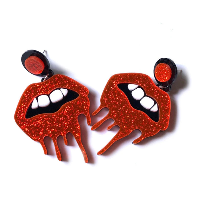Halloween Themed Earrings for Women Girls Ghost Skeleton Bat Spider Jewelry - Creative Scary Design