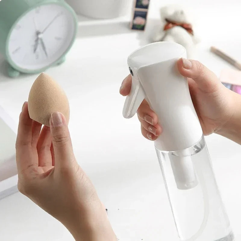 High Pressure Continuous Spray Bottle for Hair & Makeup Water Replenishing Mist 200mL