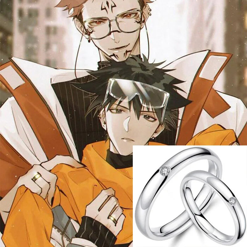 Jujutsu Kaisen Yuta Okkotsu Ring Cosplay Jewelry for Men Women Couple Gift