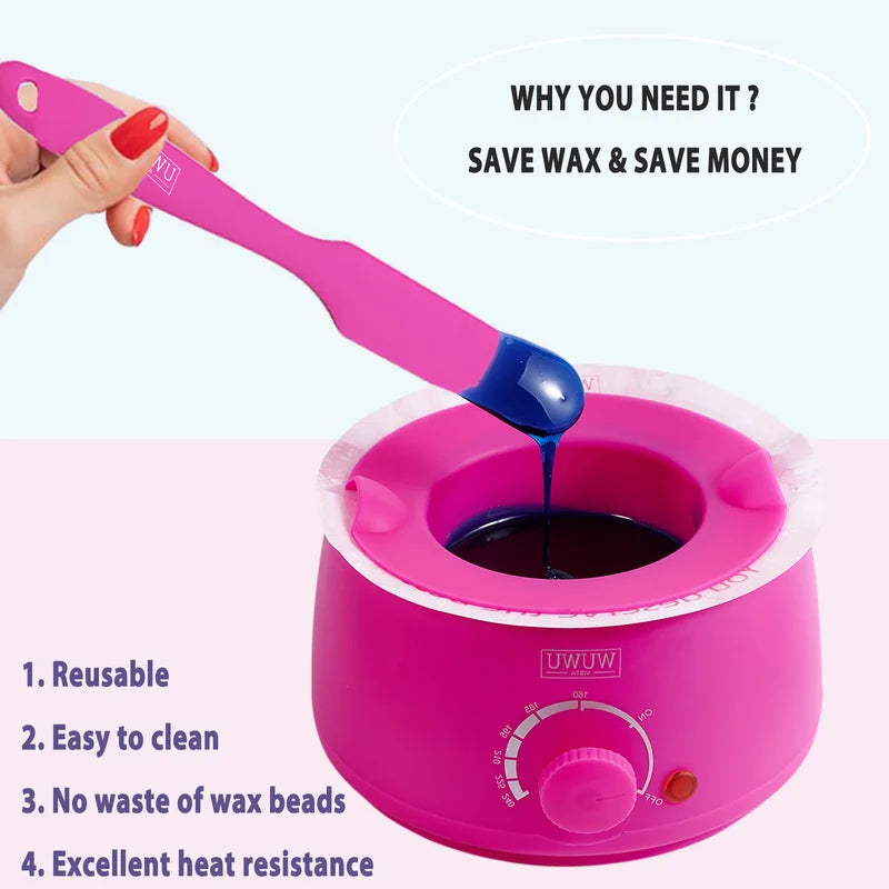 Non-Stick Silicone Wax Spatula for Hair Removal - Reusable & Easy to Clean