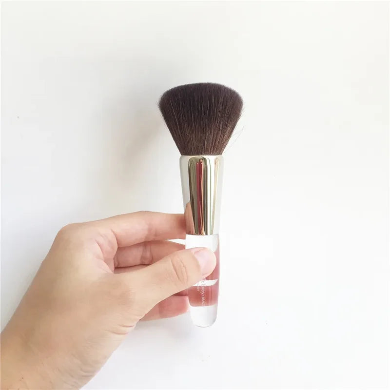 Large Powder Brush with Goat Hair - Makeup Blending & Finishing Tool