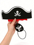 Pirate Eye Patches Skeleton Eye Mask Felt Set for Halloween & Parties