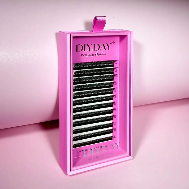 5D W Shape False Eyelash Extensions Natural Soft Fan Lashes - Multiple Lengths & Curl Types