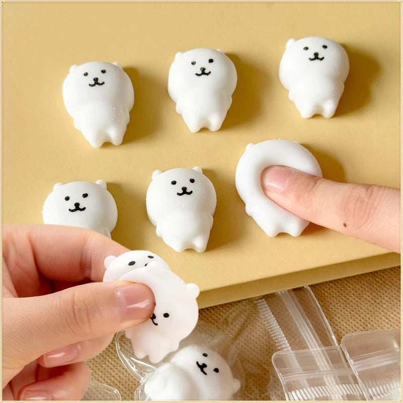 Self Deprecating Bear Stress Relief Toy - Cute Expression for Kids & Adults