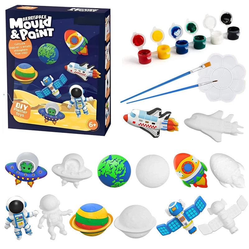 Kids Art and Crafts Painting Kit with Dinosaur Projects – Creative DIY Toy Set