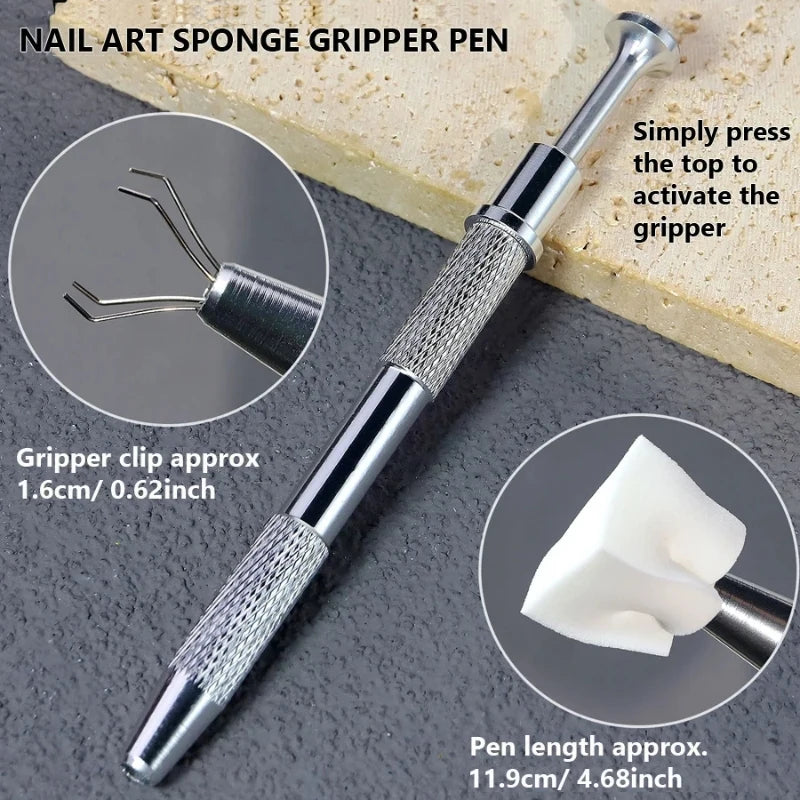 50/100pcs Gradient Nail Art Sponge Set Manicure DIY Nail Decor Tools