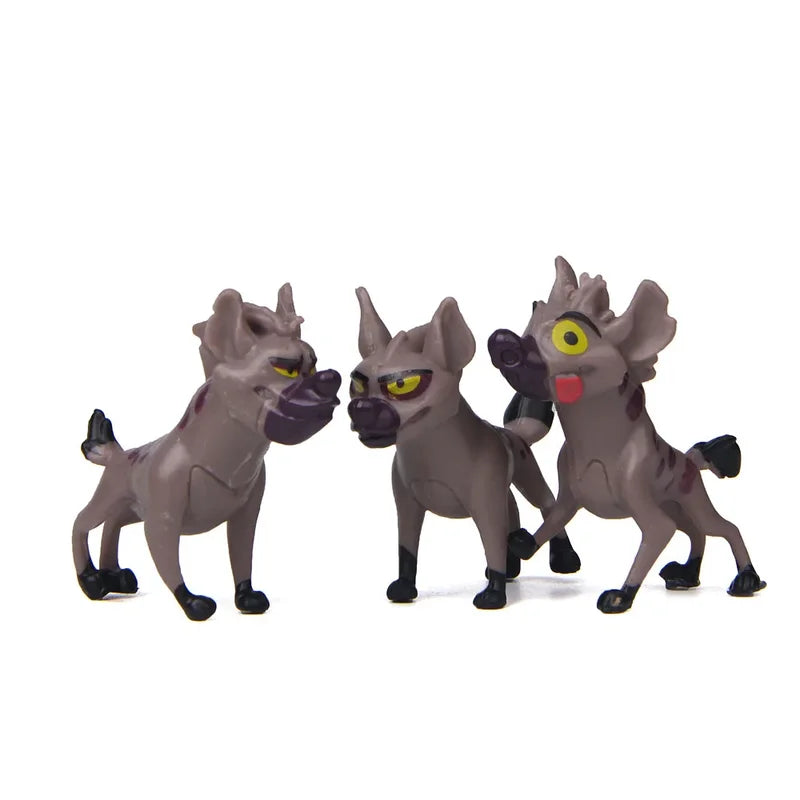 Anime Lion Guard Action Figures Set - Kion Simba PVC Toys 12 Pieces