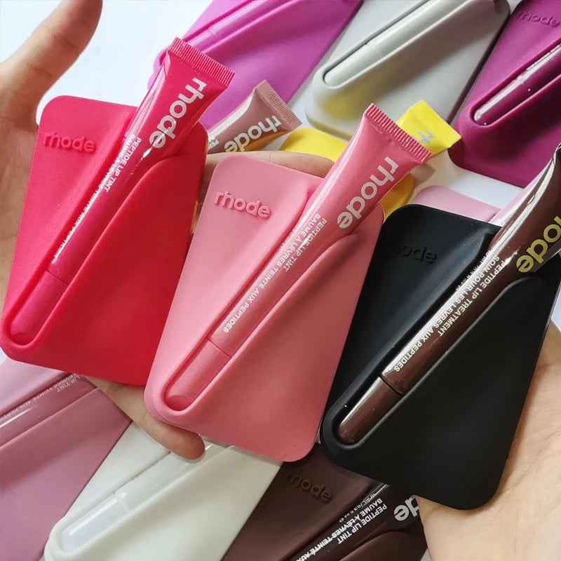 Magnetic Snap-On Lip Gloss Holder Phone Case for iPhone - Multiple Colors