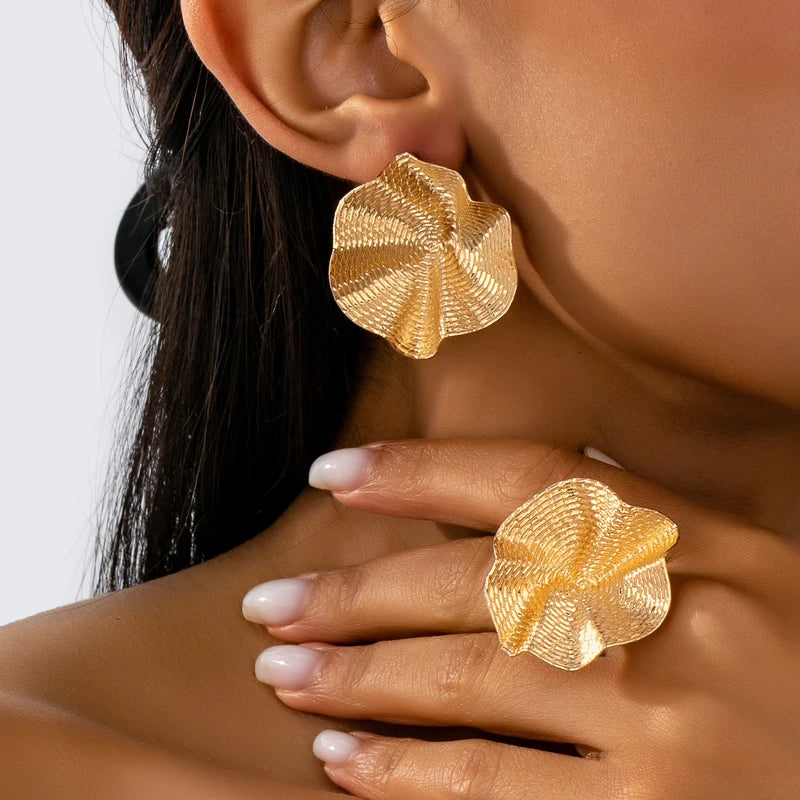 Women's Geometric Jewelry Set Earrings & Ring Casual & Vacation Wear