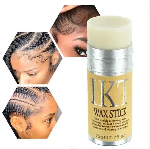 Hair Wax Stick for Wig Styling Sleek Back Brush Gel Pomade for Flyaway Control