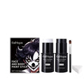 Colorful Face and Body Paint Kit Waterproof Clown Makeup Set for Halloween Festivities