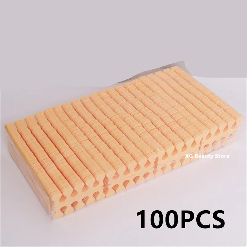 Bulk Toe Separator Set for Pedicure Manicure Nail Art Foot Care - 100/200/500pcs