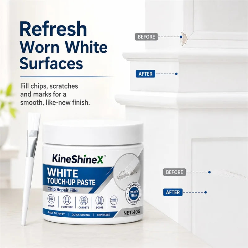 Furniture Touch-Up Paste Kit with Brush for Scratch and Dent Repair - Multiple Colors