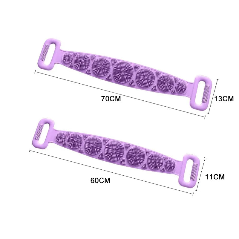 Silicone Body Sponge Brush for Shower Back Scrubber Exfoliating Massage