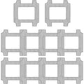Microfiber Replacement Mop Pads for Window Cleaning Robots - Washable & Reusable