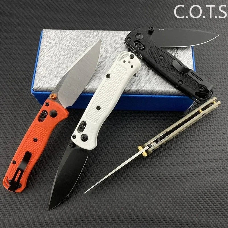 Mini Folding Pocket Knife with Nylon Wave Fiber Handle – Outdoor Self Defense & Camping Tool