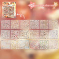 Cute Cartoon Sticker Set for Nail Art, Journals & Scrapbooking - Mini Animal Pattern Decals