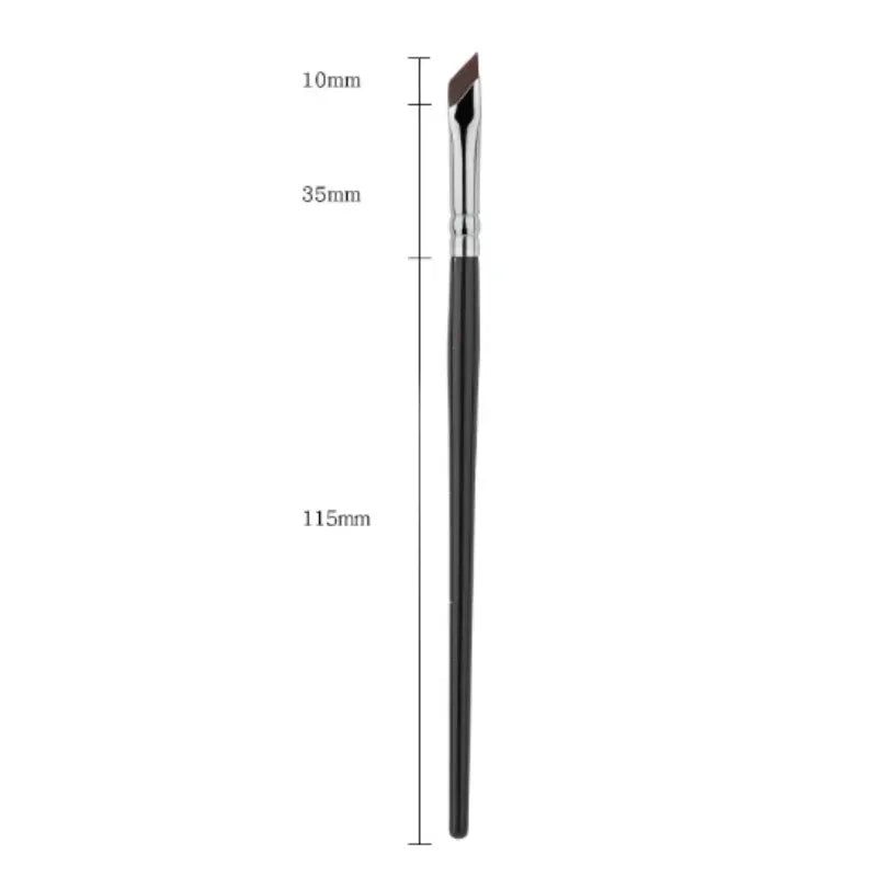 Eyeliner & Eyebrow Makeup Brush Set - Precise Fine Angle Flat Detail Tools
