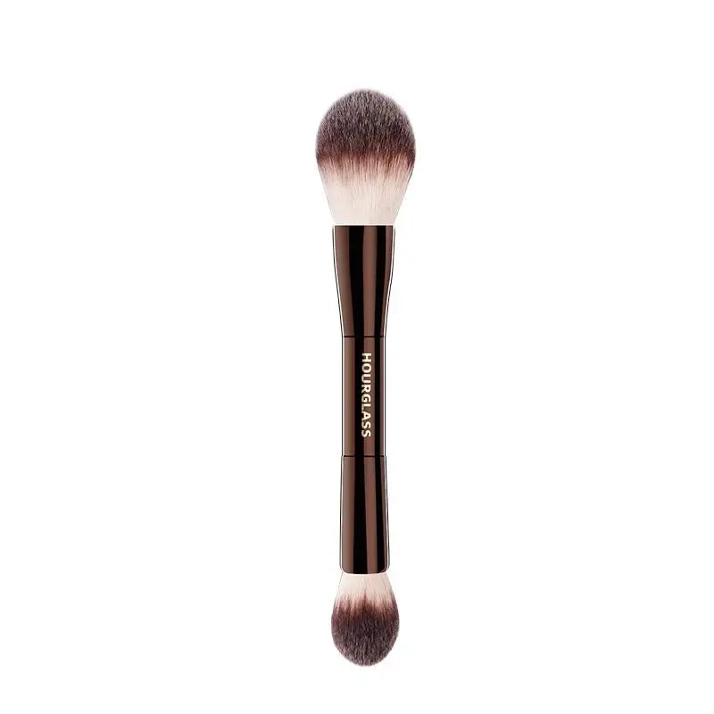 Makeup Brush No. 18 Veil Powder Brush - Soft Fiber Double Head Face Tool