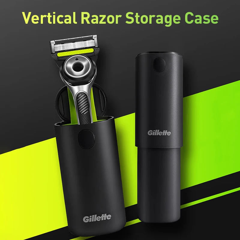 Magnetic Razor Stand Holder Storage Box for Gillette Razor — Travel Friendly