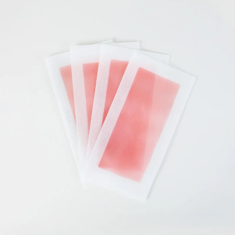 Disposable Hair Removal Wax Paper - Facial, Lip, Eyebrow, Beard, 10pcs