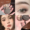 Multi-Color Cream Eyeshadow & Eyeliner Palette - Long-lasting, Easy to Blend, Brightening Makeup