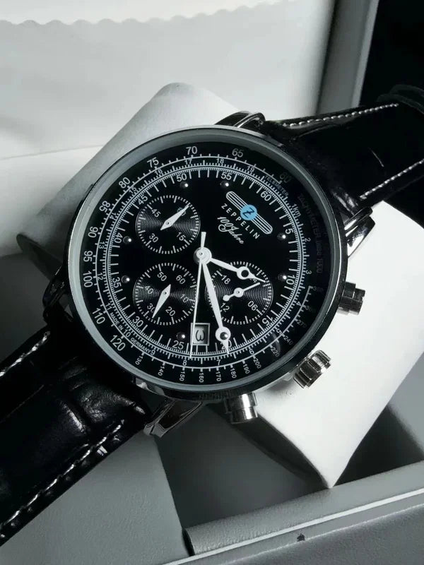 Men's Retro Zeppelin Airship Automatic Watch - Business Gift, Fashion Leisure