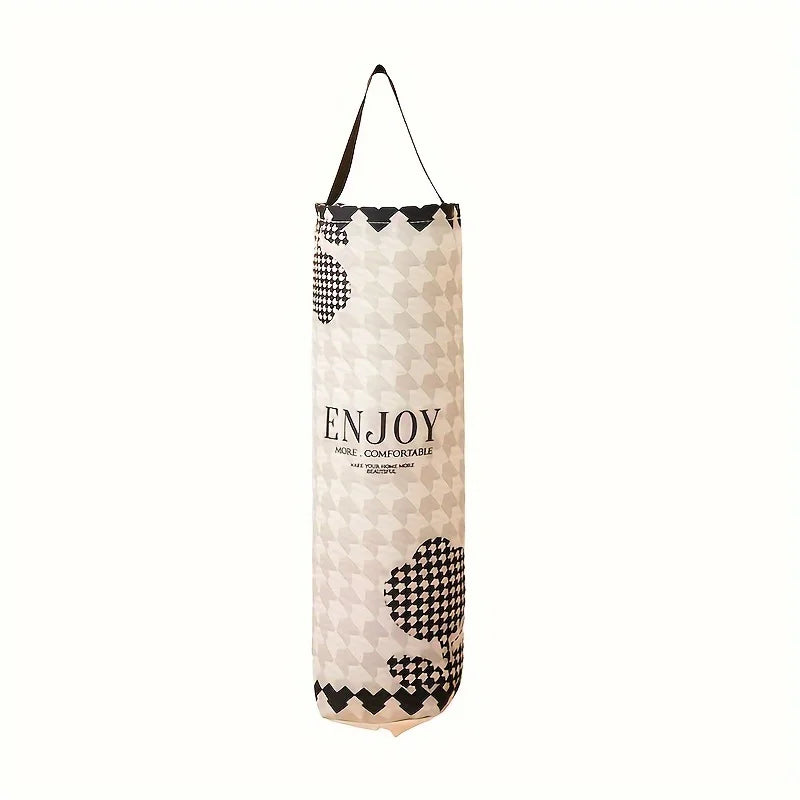 Wall-Mounted Garbage Bag Storage Organizer for Kitchen and Miscellaneous Use