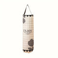 Wall-Mounted Garbage Bag Storage Organizer for Kitchen and Miscellaneous Use