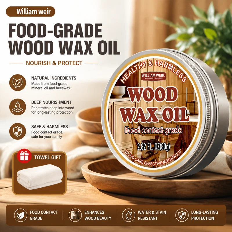 Wood Wax Oil Food Grade Beeswax Furniture Polish & Maintenance