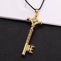 Attack On Titan Necklace Eren Key Pendant Anime Jewelry for Men