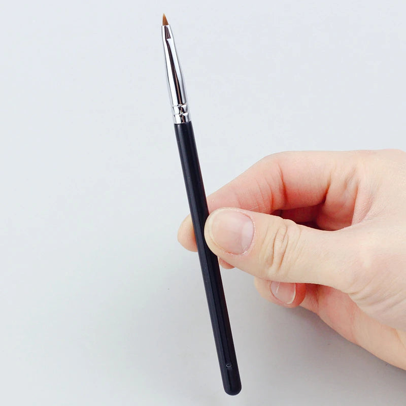 Eyeliner Brush Set for Precise Eye Makeup - Bent & Straight Fine Liner Makeup Tools