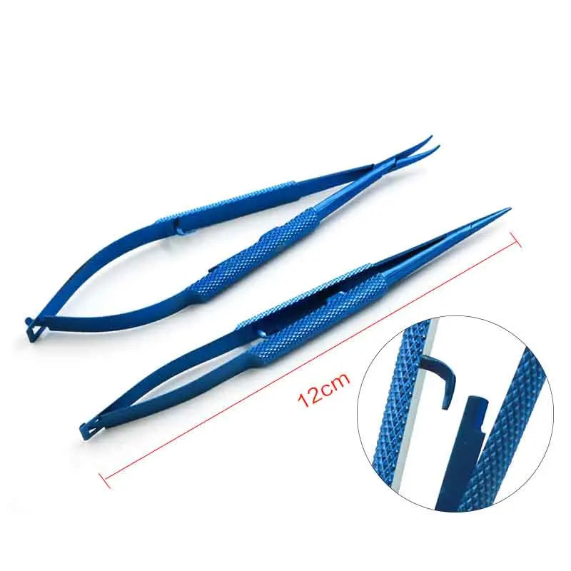 Microsurgical Instruments Titanium Alloy Lock Needle Holder - Straight & Elbow Types