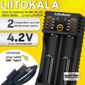 Universal Battery Charger for Li-ion and NiMH Batteries, 18650, 14500, 26650 & More