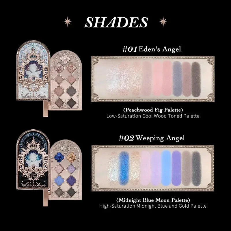 Colorful Eyeshadow Palette with 9 Shades - Long Lasting & Easy to Blend