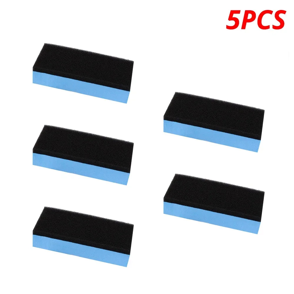 Car Ceramic Coating Sponge Set - Nano Wax Applicator Pads for Auto Polishing