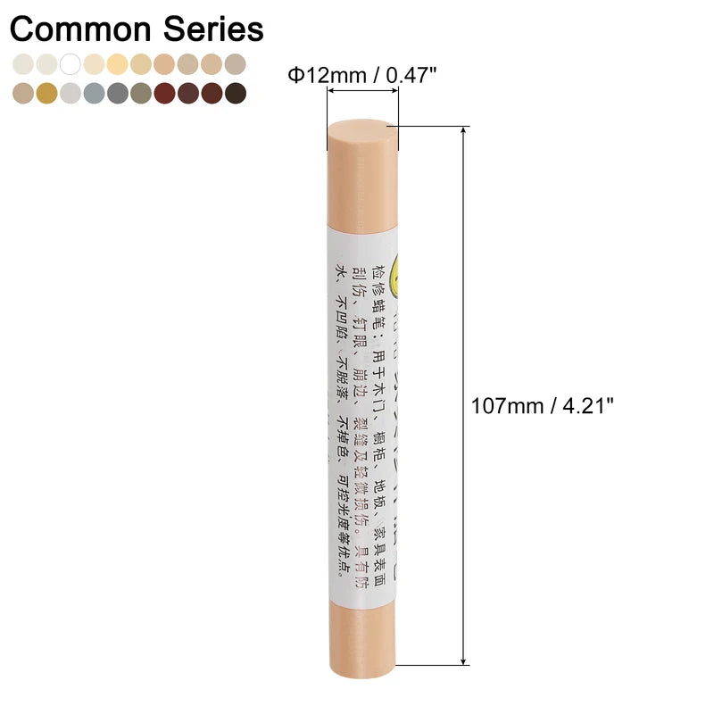 20Pcs Wood Filler Stick Kit for Furniture Repair and Scratch Cover - Multiple Colors