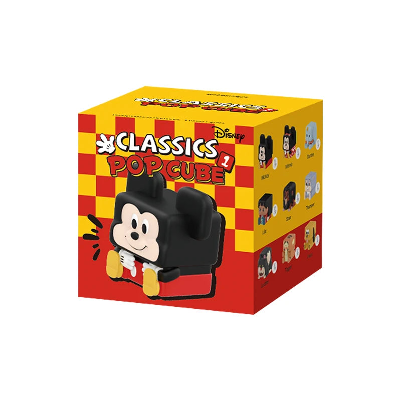 POP MART Disney Classics Action Figures Series 1 Cube Blind Box Toy Collectible