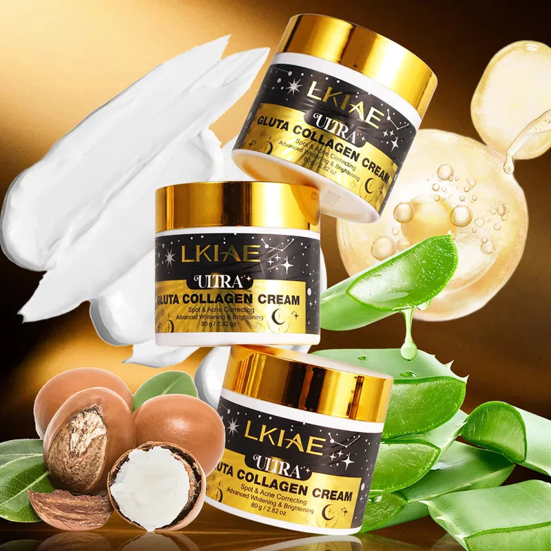 Ultra Glutathione Collagen Whitening Face Cream for Brightening & Spot Correction - 80g