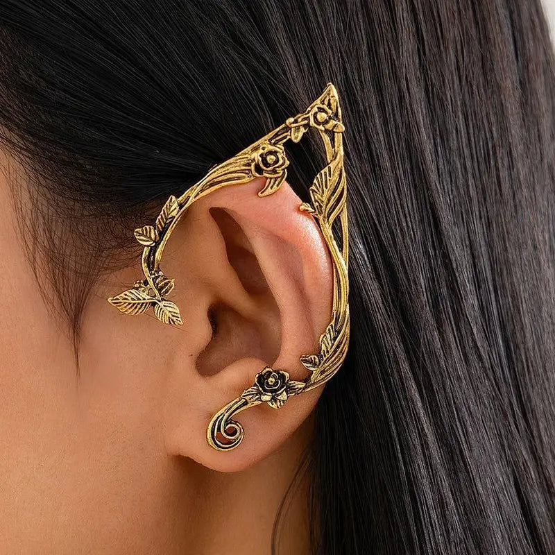 Cute Fairy Elf Leaf Ear Clip Jewelry for Weddings & Gifts