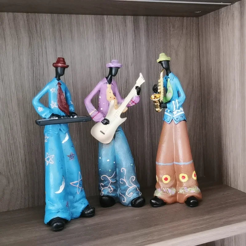 Cute Cartoon Retro Bookshelf Figurines - Home Decorative Toys & Gifts