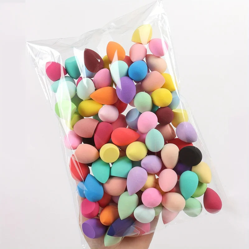 Mini Makeup Sponges Set - Assorted Shapes & Colors, Latex-Free, Multi-Purpose Beauty Tools