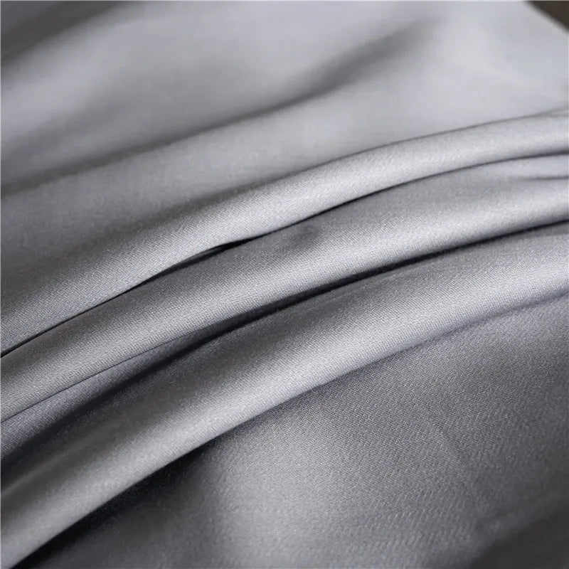Natural Mulberry Silk Pillowcase - High-Quality Solid Color Bedding Cover