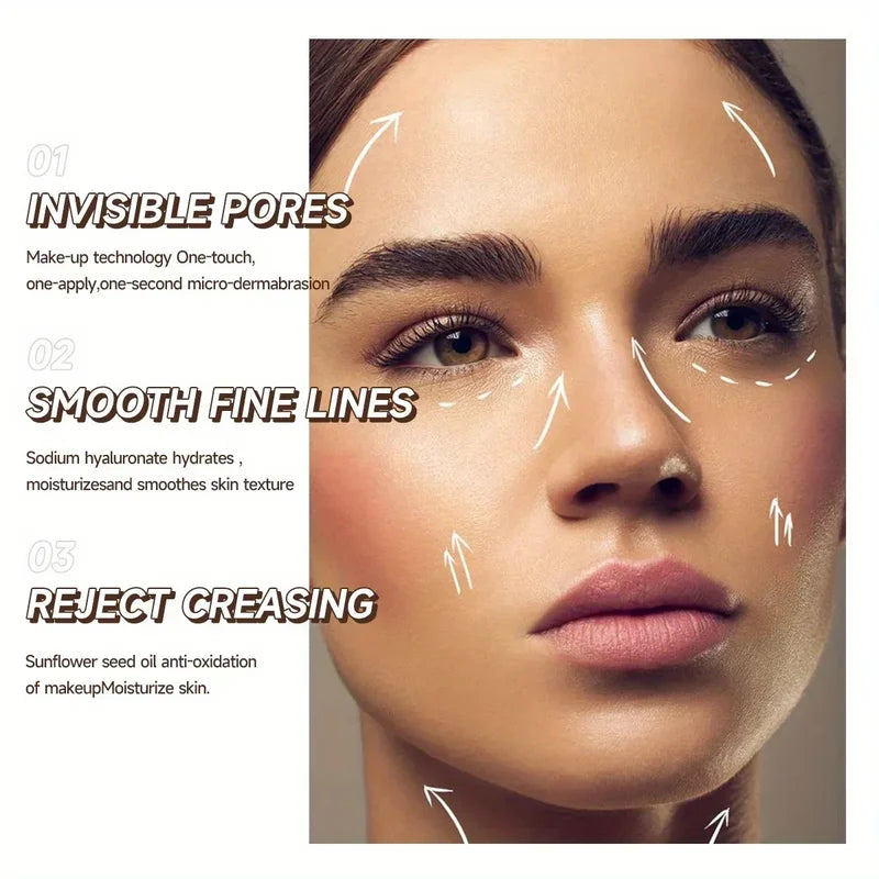 Invisible Pore Base Stick - Facial Matte Primer & Concealer for Natural Finish